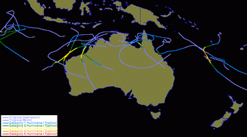 Joint Typhoon Warning Centre Data