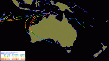 Bureau of Meteorology data