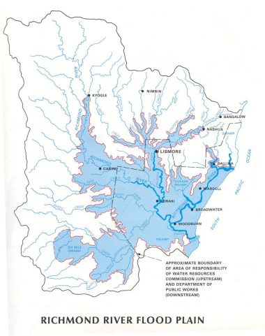 Richmond River flood plain map