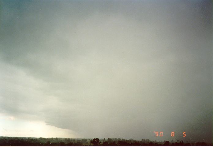 raincascade precipitation_cascade : Schofields, NSW   5 August 1990