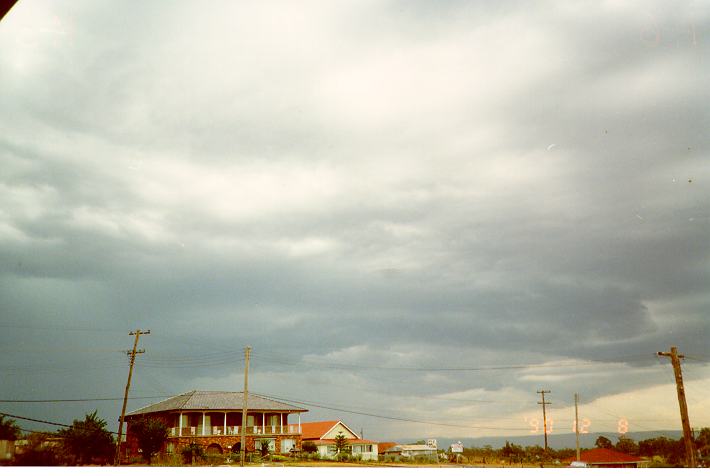 cumulonimbus thunderstorm_base : Schofields, NSW   8 December 1990