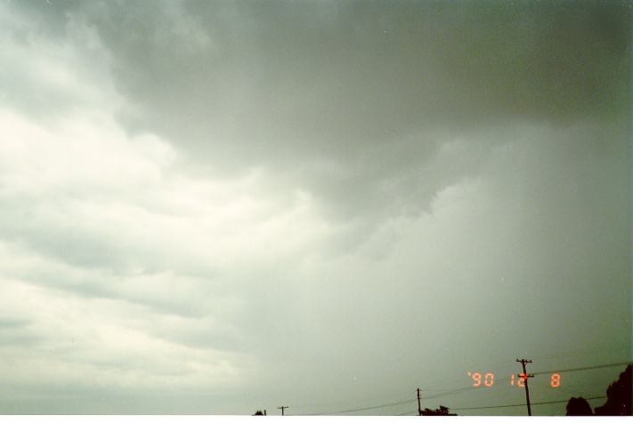 raincascade precipitation_cascade : Schofields, NSW   8 December 1990