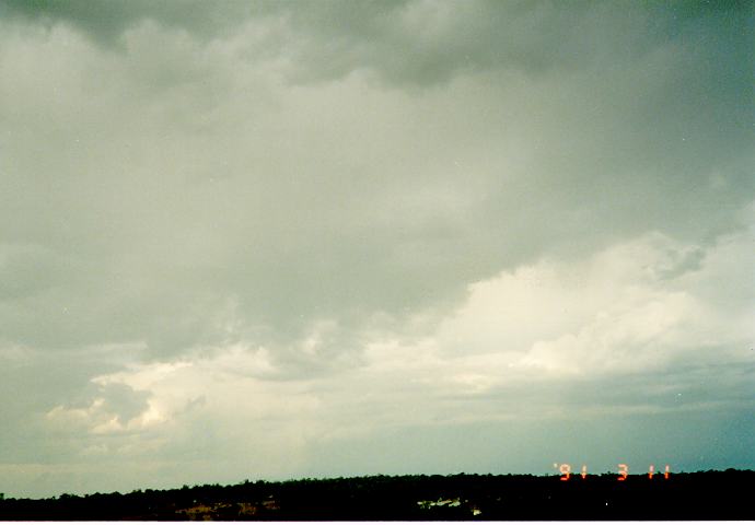 raincascade precipitation_cascade : Schofields, NSW   11 March 1991