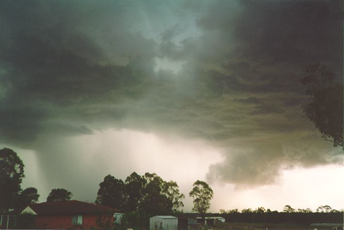 cumulonimbus thunderstorm_base : Schofields, NSW   1 February 1994