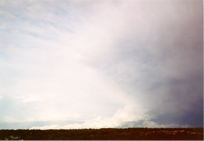 updraft thunderstorm_updrafts : Schofields, NSW   4 November 1994