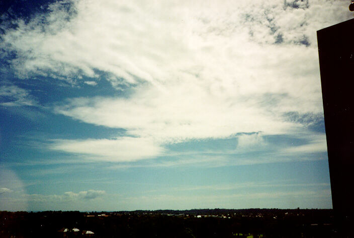 altocumulus undulatus : Parramatta, NSW   17 March 1995