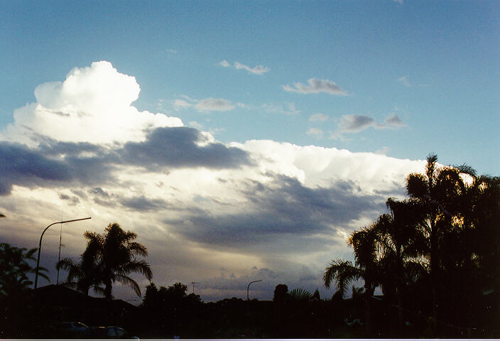 cumulonimbus supercell_thunderstorm : Oakhurst, NSW   23 March 1997