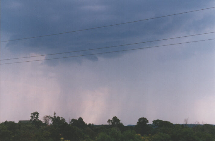 raincascade precipitation_cascade : Warragamba, NSW   11 December 1998