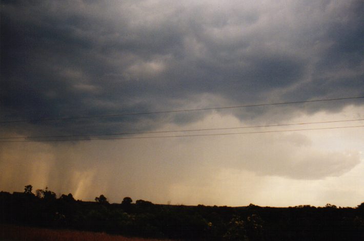 raincascade precipitation_cascade : Warragamba, NSW   11 December 1998