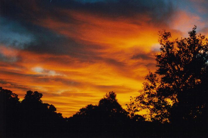 sunrise sunrise_pictures : Oakhurst, NSW   5 March 1999