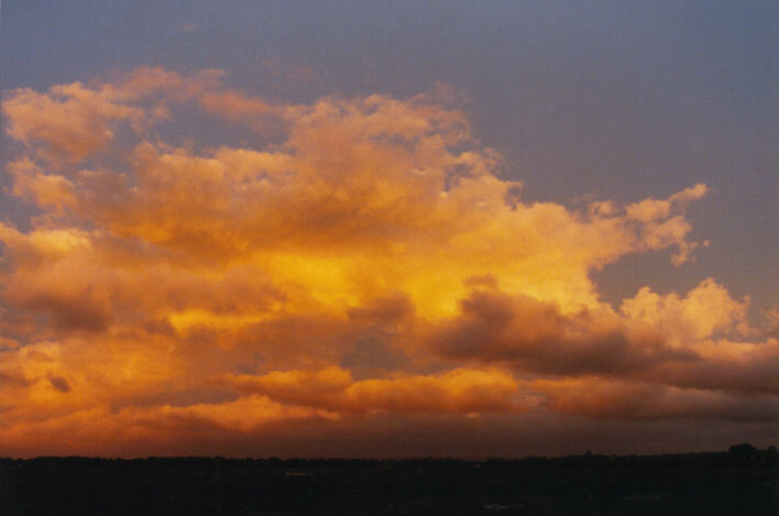 sunset sunset_pictures : Schofields, NSW   22 March 1999