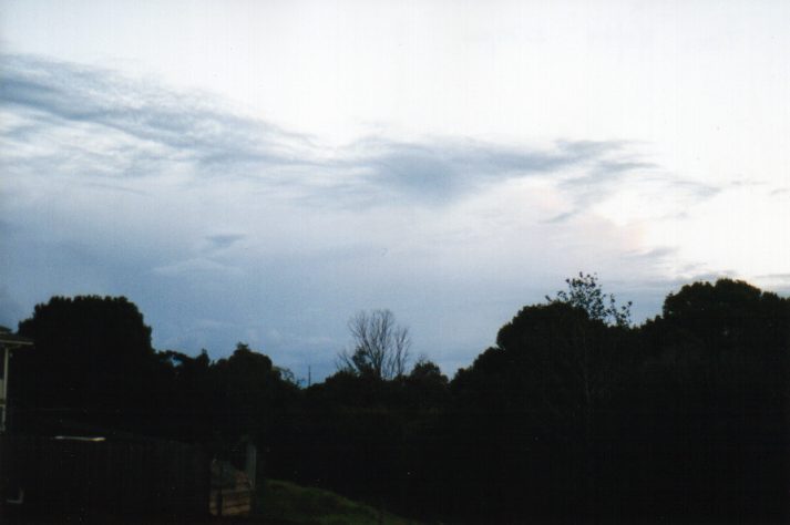 thunderstorm cumulonimbus_calvus : Wollongbar, NSW   3 August 1999