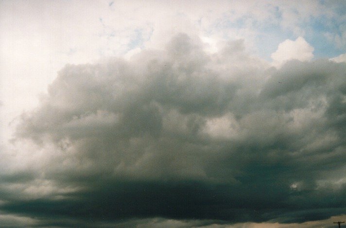 thunderstorm cumulonimbus_calvus : Tamworth, NSW   26 September 1999