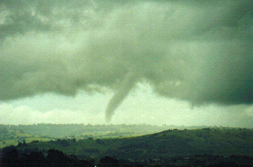 tornadoes funnel_tornado_waterspout : McLeans Ridges, NSW   29 January 2001