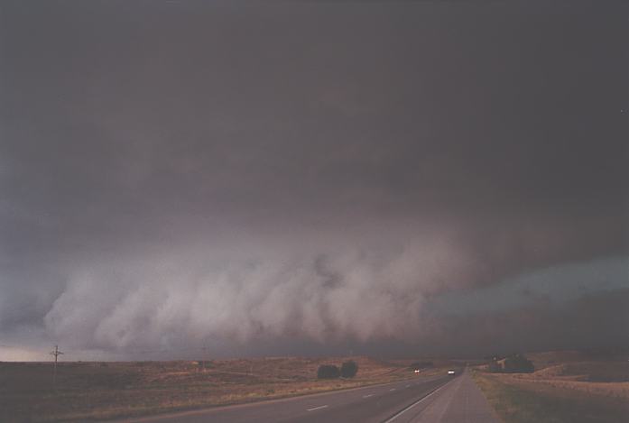 cumulonimbus supercell_thunderstorm : near Stratton, Colorado, USA   3 June 2002