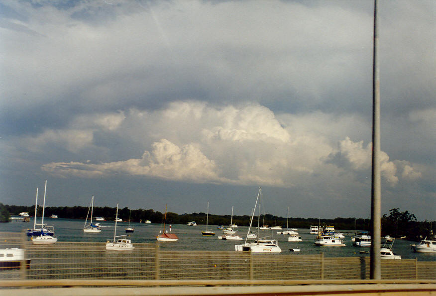 thunderstorm cumulonimbus_calvus : Tweed Heads, NSW   28 January 2004