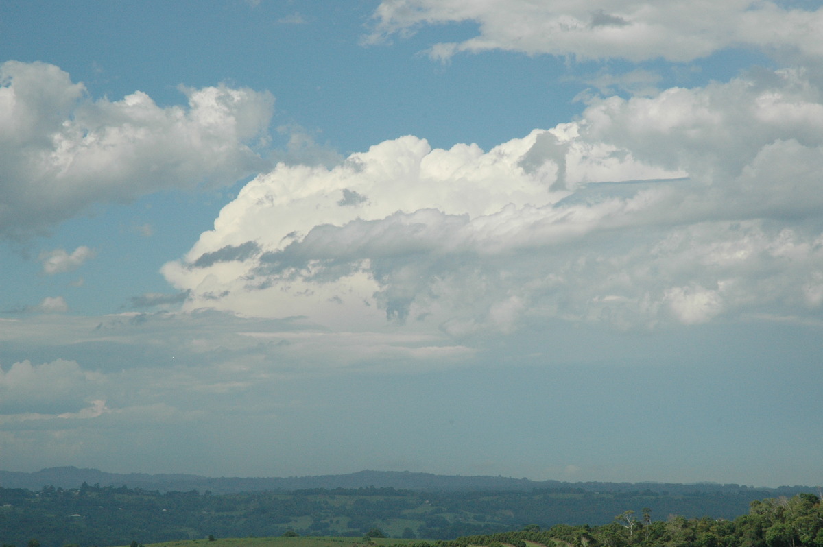 thunderstorm cumulonimbus_incus : McLeans Ridges, NSW   12 December 2004