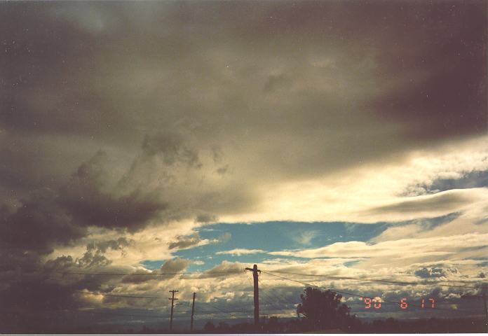 cumulus mediocris : Schofields, NSW   17 June 1990