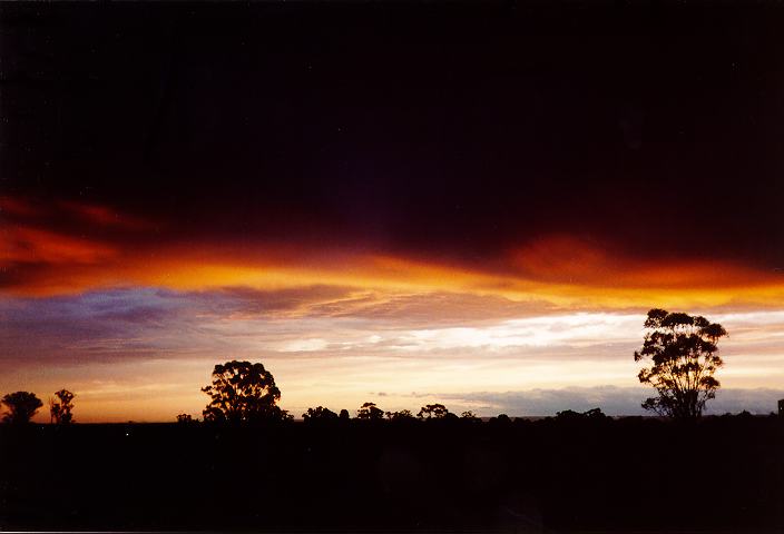 sunset sunset_pictures : Schofields, NSW   20 September 1995