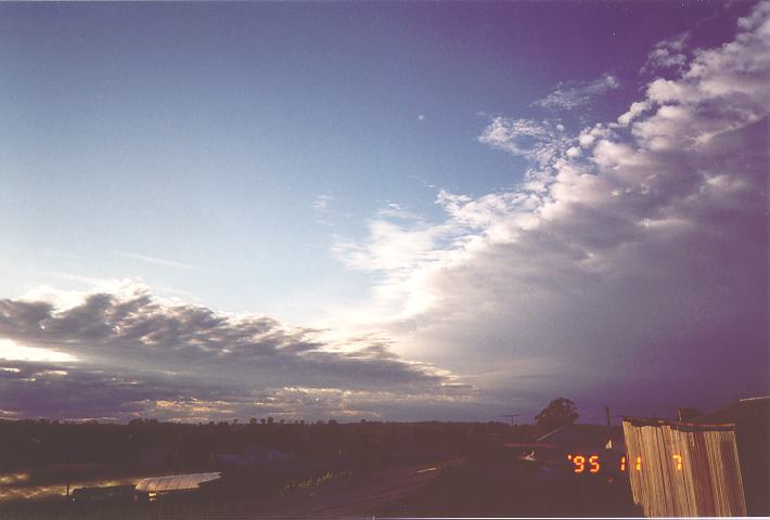 altocumulus altocumulus_cloud : Schofields, NSW   7 November 1995