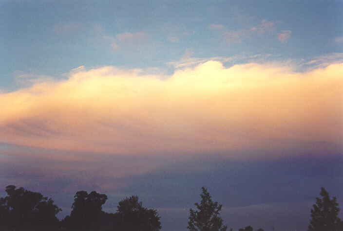 sunset sunset_pictures : Oakhurst, NSW   8 November 1996