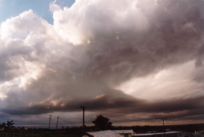 thunderstorm cumulonimbus_calvus : Schofields, NSW   15 November 1997