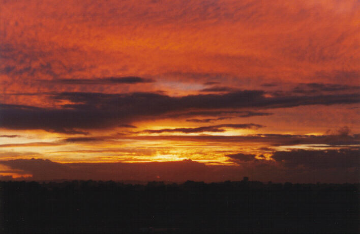 altostratus altostratus_cloud : Schofields, NSW   24 February 1999