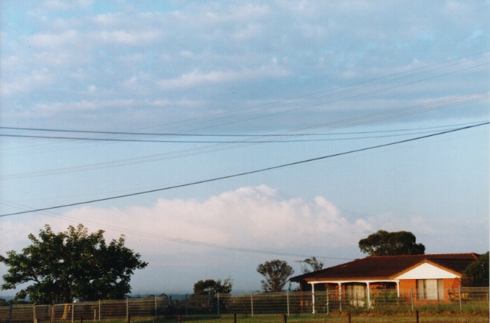 thunderstorm cumulonimbus_calvus : Schofields, NSW   21 April 1999