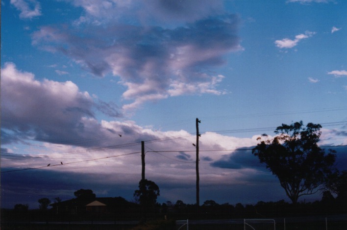 stratocumulus stratocumulus_cloud : Schofields, NSW   13 August 1999