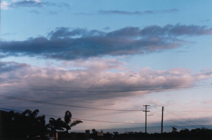 altocumulus altocumulus_cloud : Schofields, NSW   13 August 1999
