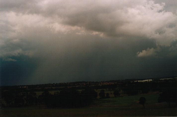 raincascade precipitation_cascade : Rooty Hill, NSW   1 October 1999