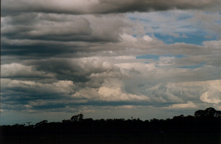 thunderstorm cumulonimbus_calvus : Richmond, NSW   6 November 1999