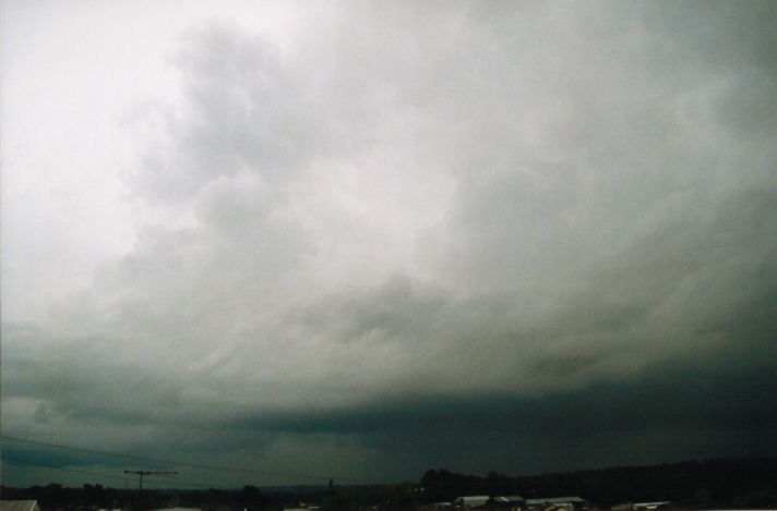 thunderstorm cumulonimbus_calvus : Schofields, NSW   8 November 1999
