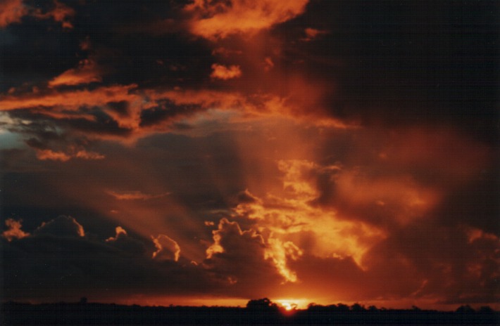altostratus altostratus_cloud : Schofields, NSW   24 December 1999