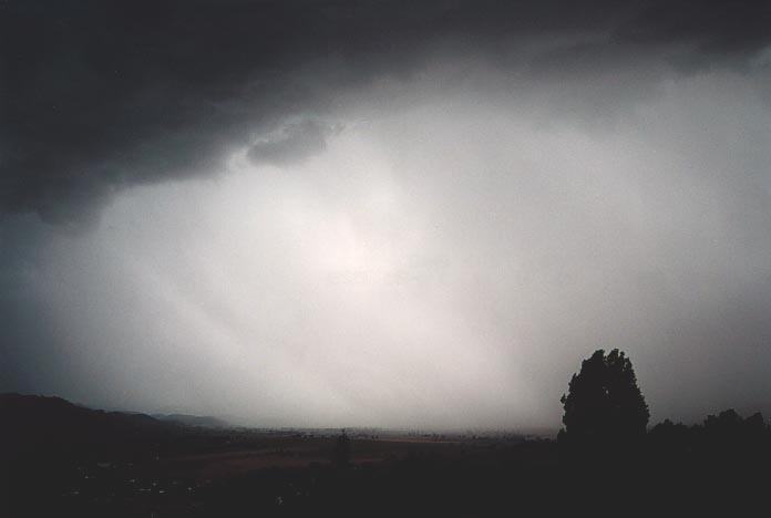 raincascade precipitation_cascade : Quirindi, NSW   6 December 2000