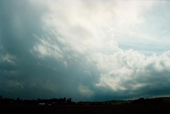 thunderstorm cumulonimbus_incus : Grafton, NSW   8 December 2000