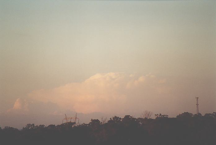 thunderstorm cumulonimbus_incus : Schofields, NSW   20 March 2002