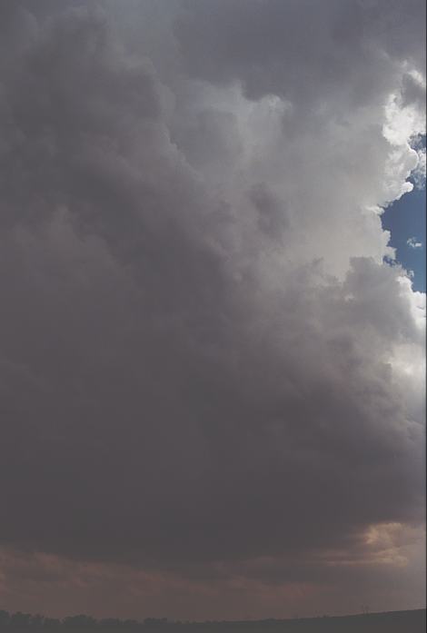 thunderstorm cumulonimbus_incus : N of Childress, Texas, USA   24 May 2002