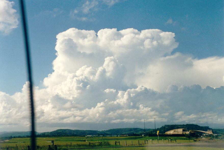 thunderstorm cumulonimbus_calvus : Lismore, NSW   23 February 2003
