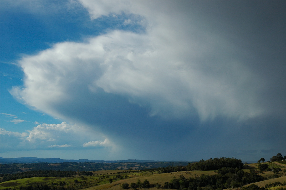 thunderstorm cumulonimbus_incus : McLeans Ridges, NSW   5 September 2004