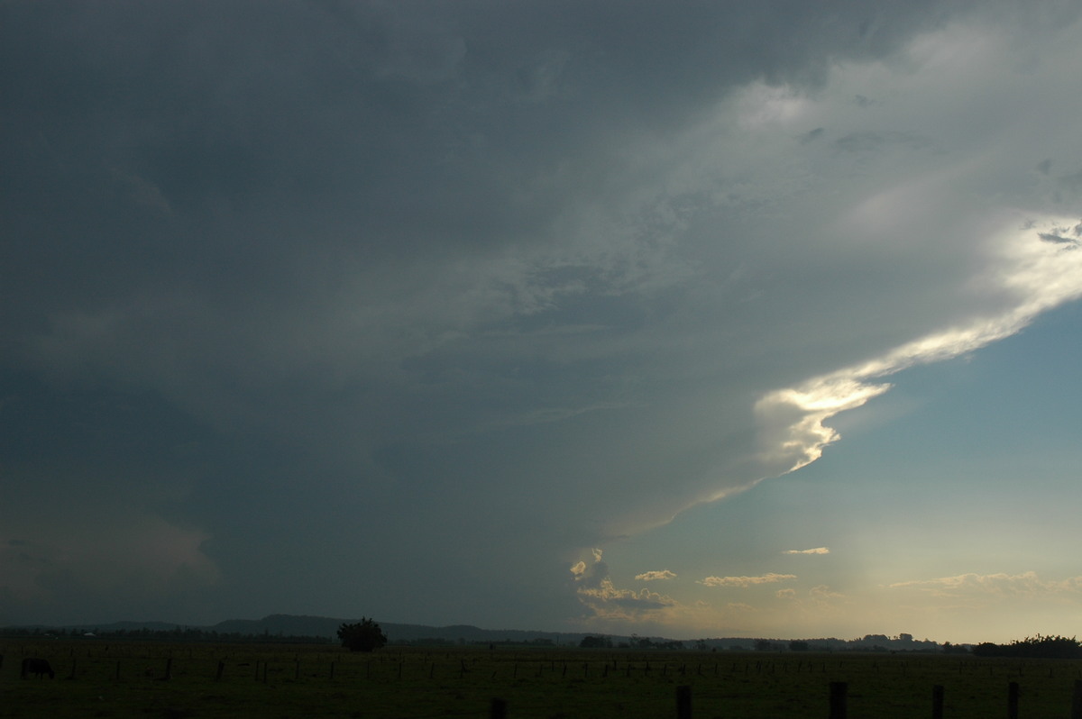 thunderstorm cumulonimbus_incus : near Casino, NSW   27 December 2005