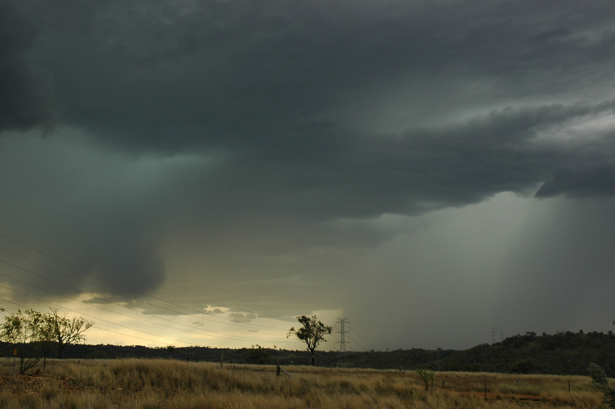 cumulonimbus thunderstorm_base : near Bonshaw, NSW   13 January 2007