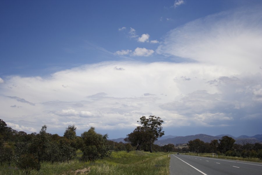 thunderstorm cumulonimbus_incus : near Queenbeyan, NSW   18 November 2007