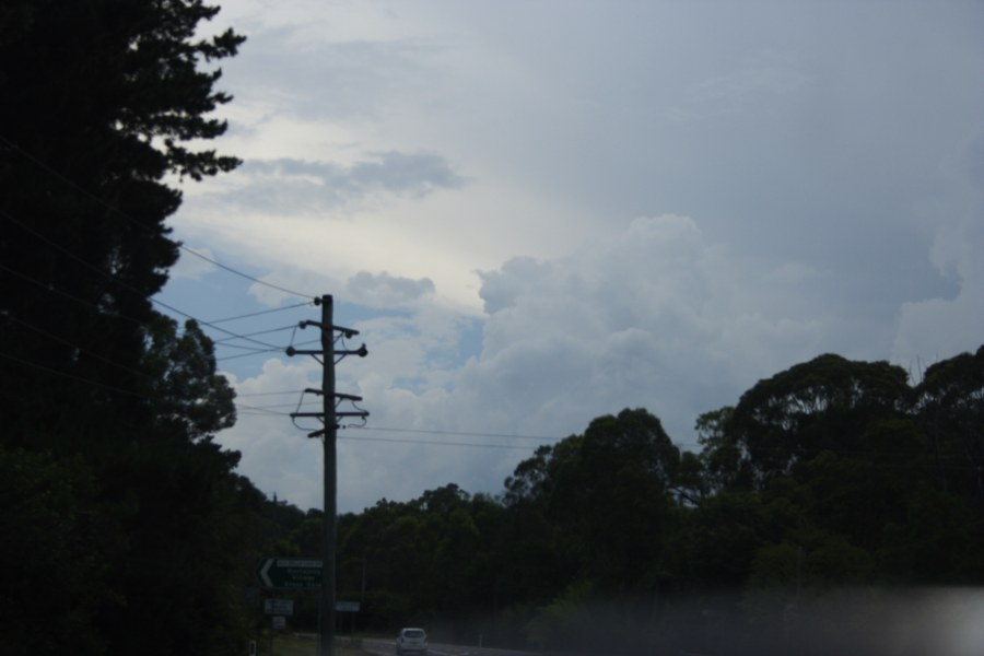anvil thunderstorm_anvils : Kurrajong, NSW   21 November 2007