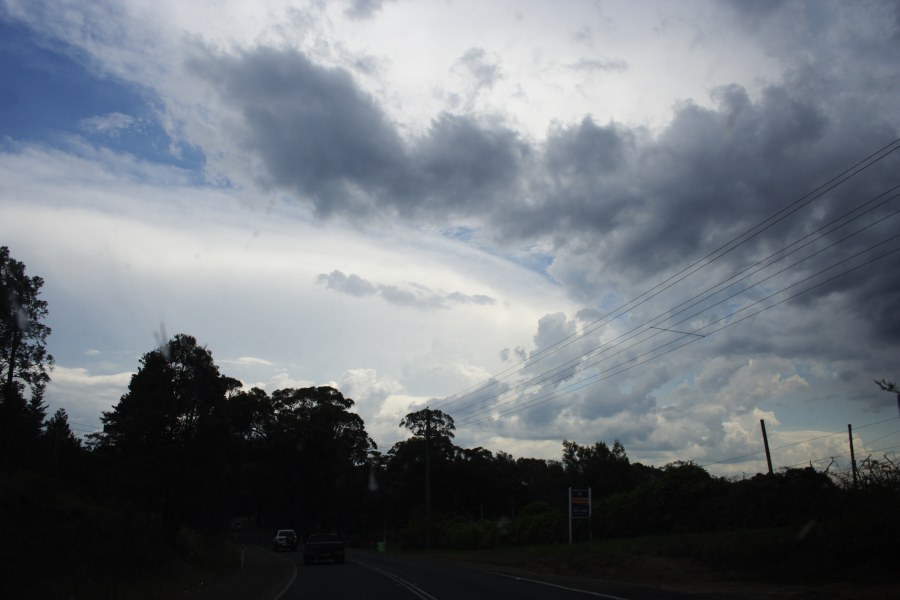 anvil thunderstorm_anvils : Bilpin, NSW   21 November 2007