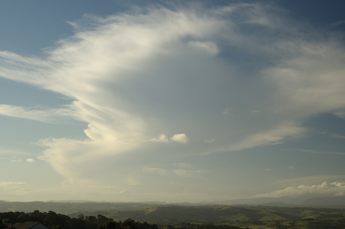 thunderstorm cumulonimbus_incus : McLeans Ridges, NSW   31 January 2008