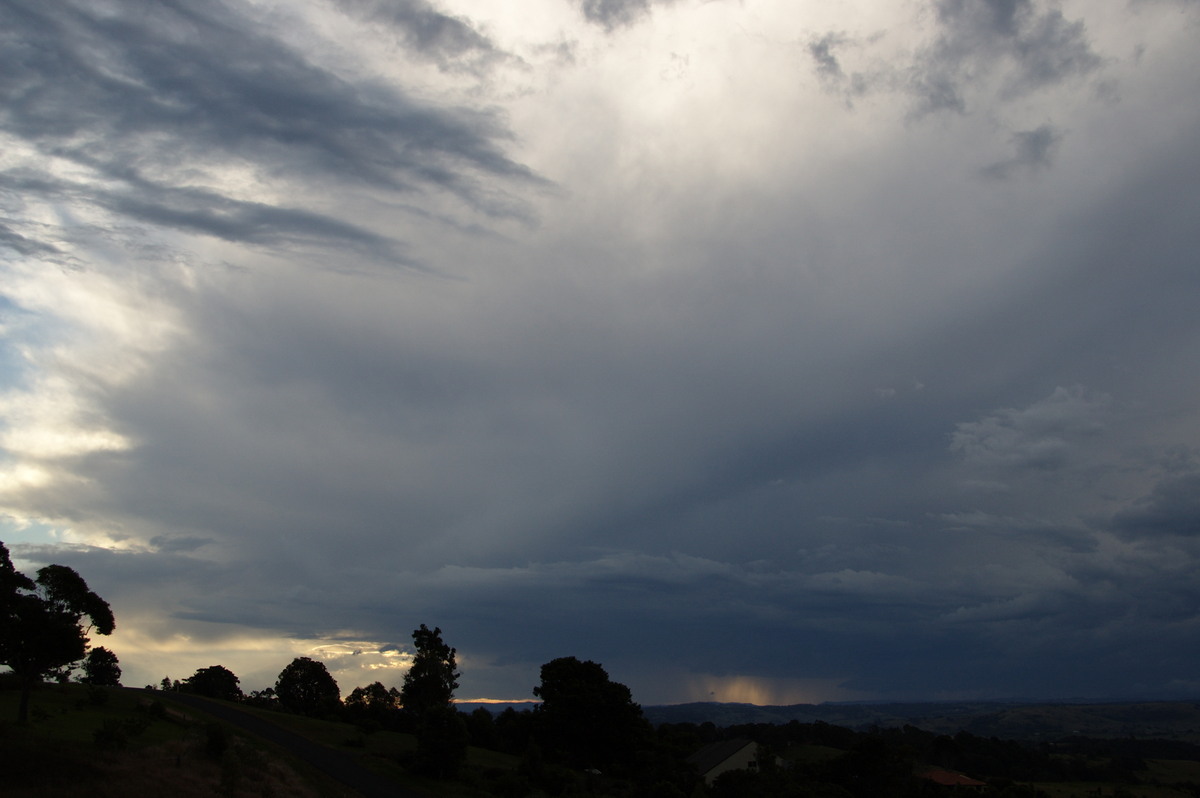anvil thunderstorm_anvils : McLeans Ridges, NSW   17 May 2008