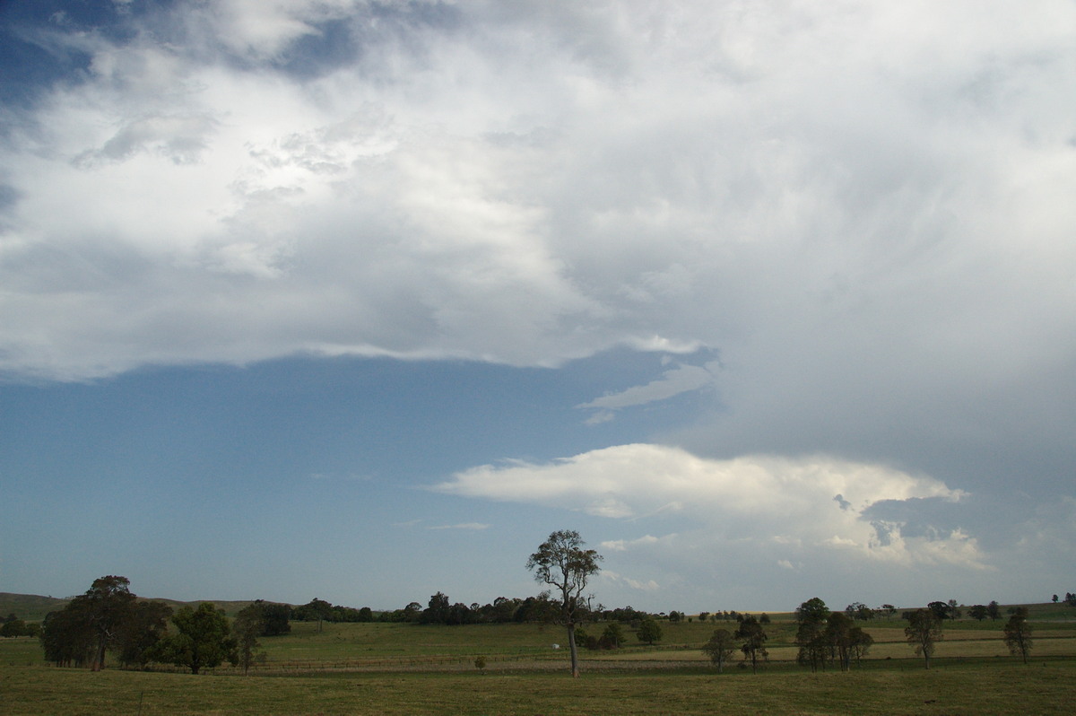 anvil thunderstorm_anvils : near Kyogle, NSW   20 September 2008