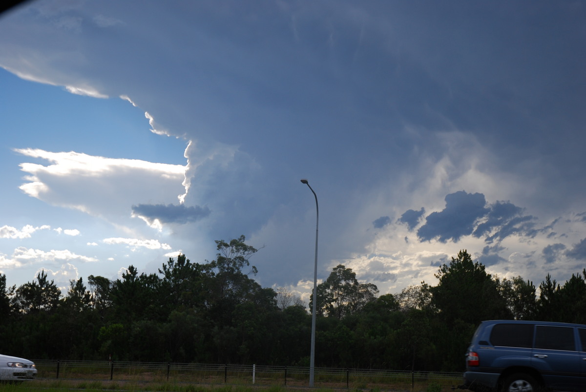 thunderstorm cumulonimbus_incus : Sunshine Coast, QLD   30 December 2008
